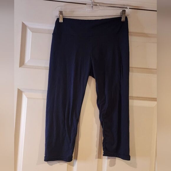 Maldia blue cropped leggings one size - Picture 1 of 4